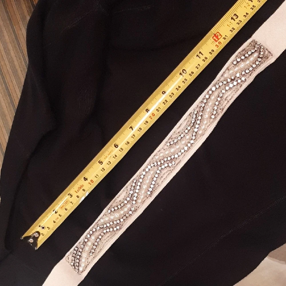 WHITE💎RHINESTONE Ribbon Belt🤍Silver Beaded FITS ALL 72" LONG - Picture 11 of 11